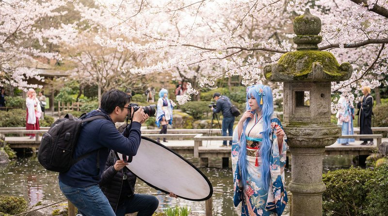 户外露出动漫cosplay视频